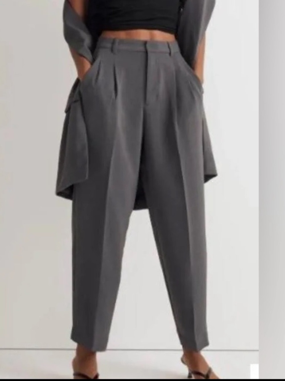 Madewell women’s gray trousers - size 2